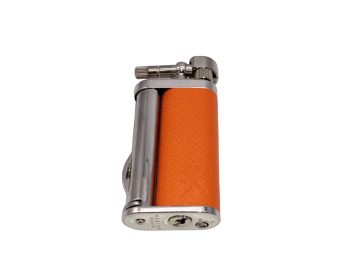 Tomo Orange Leather Pipe Lighter