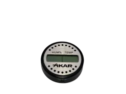 Hygrometer - NEW DESIGN Adjustable Round Digital Hygrometer - XIKAR