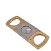 Cigar Cutter Gold & Pinstripe