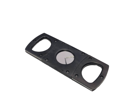 Cigar Cutter Satin & Polished Black Stainless Steel