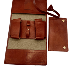Leather/Canvas 2 pipe Roll