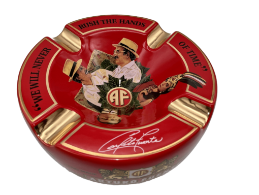 Hands of Time Ashtray Red