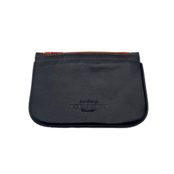 Zipper Pouch - Black Leather