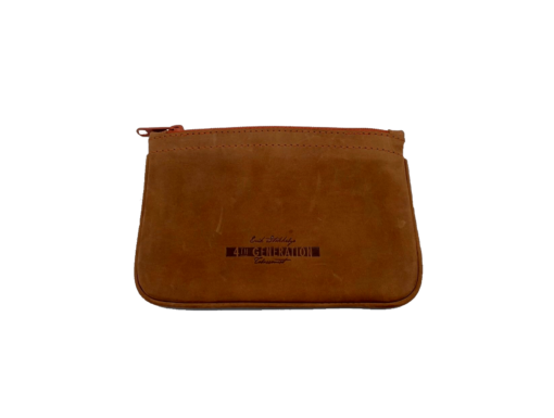 Zipper Pouch - Brown Leather