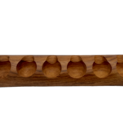 6 Pipe Rack Solid Wood