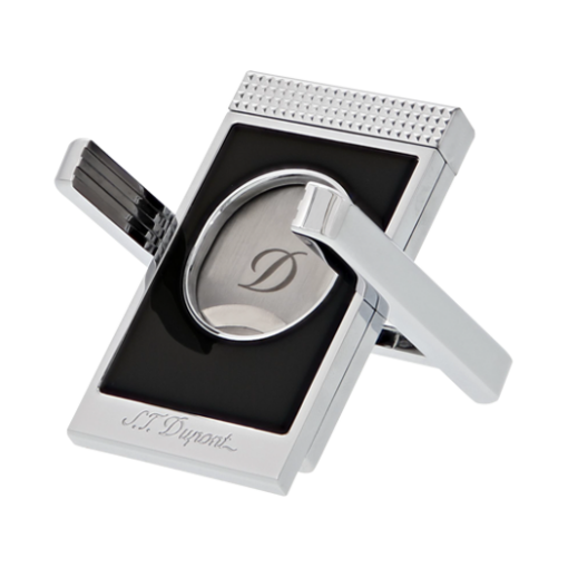 Stand Cigar Cutter - Black & Chrome