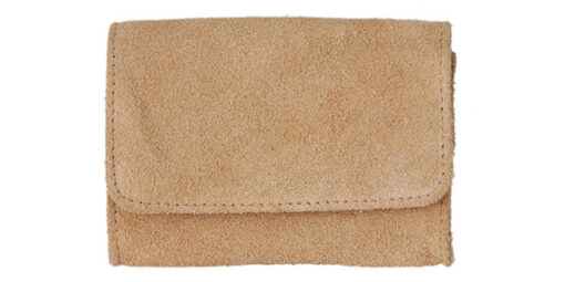 Genuine Leather Box Tobacco Pouch - Suede