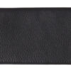 Genuine Leather Rollup Pouch - Black