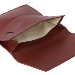 Genuine Leather Rollup Pouch - Brown