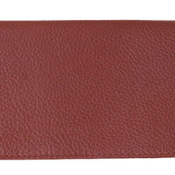 Genuine Leather Rollup Pouch - Brown