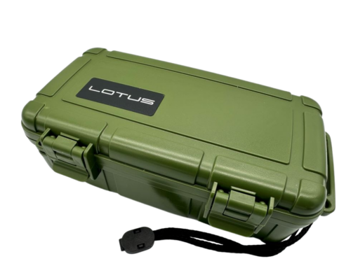 Travel Humidor - 10 Stick Humidor - Green