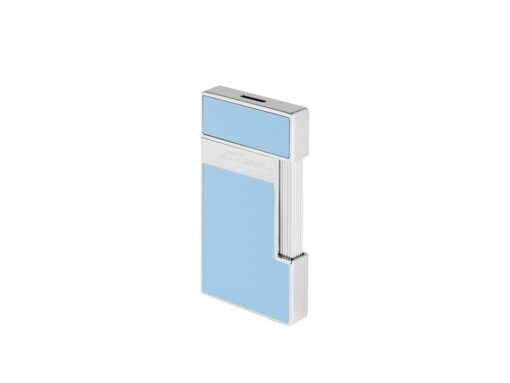 Slimmy Lighter - Light Blue Lacquer and Chrome