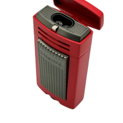 Ion Double Jet Lighter - Red