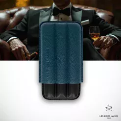 Cigar Case - Trio Blue