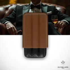 Cigar Case - Trio Brown