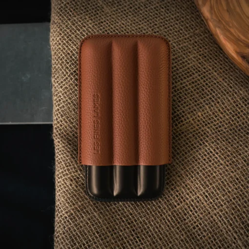 Cigar Case - Trio Brown