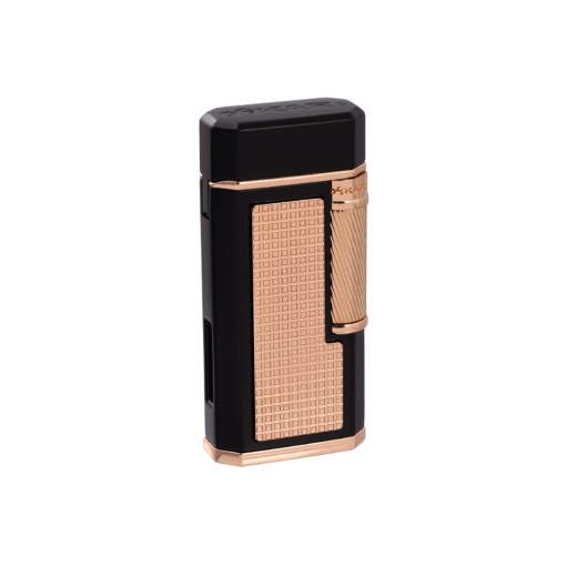 Ardore Double Soft Flame Lighter - Black and Rose