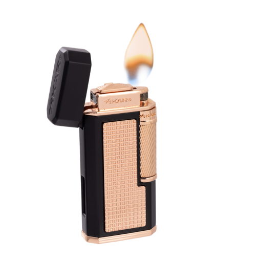 Ardore Double Soft Flame Lighter - Black and Rose