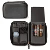Flint Travel Leather Cigar Case - Black