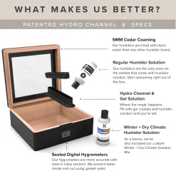 MAG Humidor - Matte Black