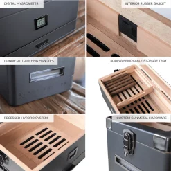 Military Humidor - Black Edition - Limited