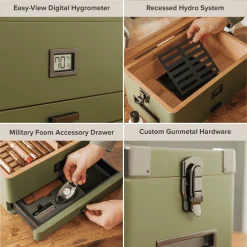 Military Humidor - Green