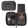 Flint Travel Leather Cigar Case - Black