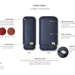 Iconic Cigar Case 3XL - Bordeaux Red